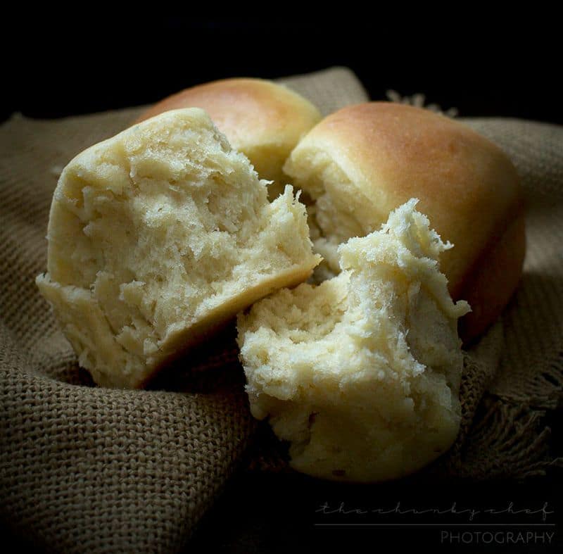 Classic Dinner Rolls - In less than 1 hour! | The Chunky Chef | Everything you love about the soft, pillowy, classic dinner rolls from scratch, but made in SO much less time. Less than 1 hour is all you need!