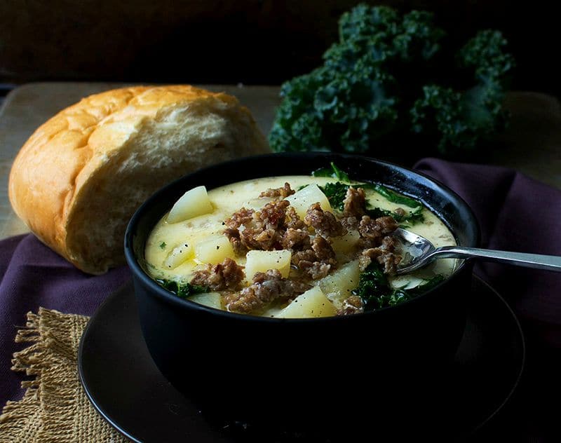 Slow Cooker Zuppa Toscana - The Chunky Chef