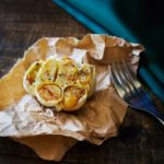 Roasted Garlic Hummus | The Chunky Chef | Creamy, rich hummus with a deep, slightly sweet roasted garlic flavor. Whip it up in the food processor and enjoy it with some crispy pita chips or naan!