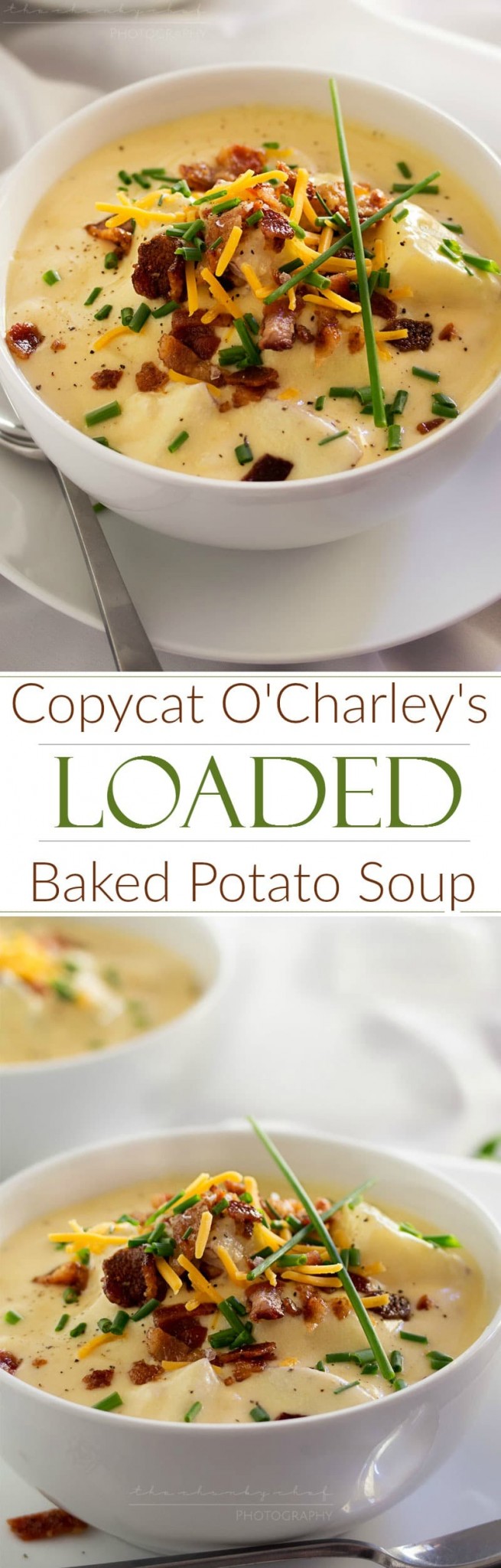 Copycat Loaded Baked Potato Soup - The Chunky Chef