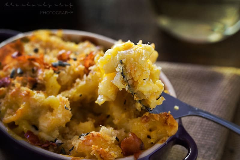 Butternut Squash and Gruyere Mac and Cheese | This dish is the ultimate mac and cheese! Pureed savory roasted butternut squash is mixed with an ultra creamy Gruyere and white cheddar sauce!