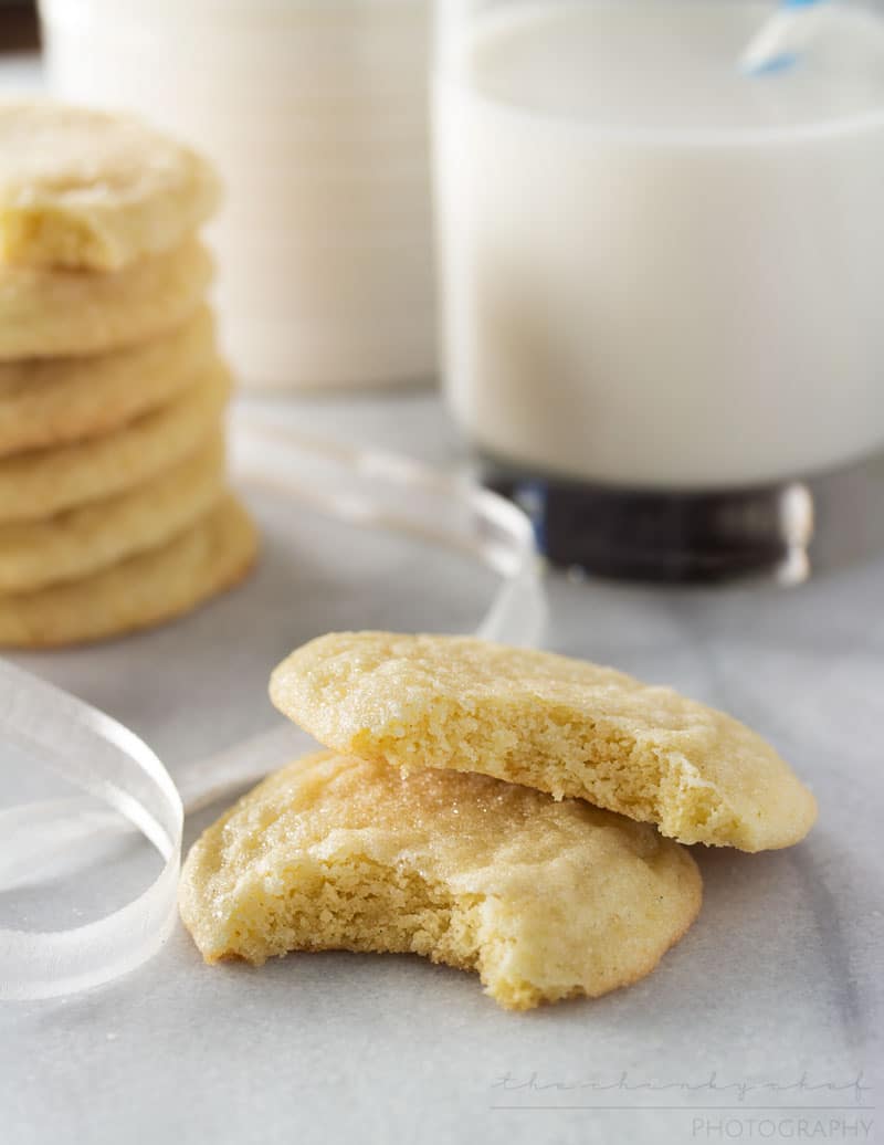 Soft Vanilla Bean Sugar Cookies | These vanilla bean sugar cookies are rolled in sugar for a sparkling appearance and a soft, light and chewy texture that will make these your new favorite!