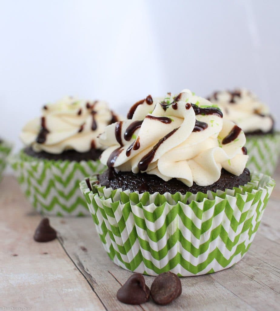 Chocolate Guinness Cupcakes with Bailey's Buttercream | The Chunky Chef