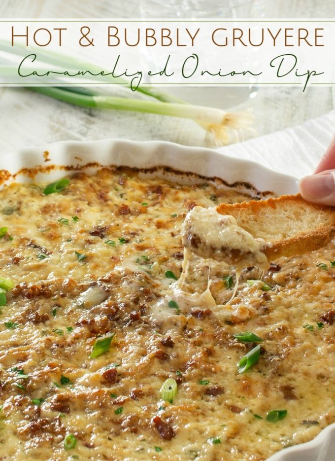 Hot and Cheesy Caramelized Onion Dip The Chunky Chef