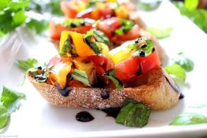 5 Ingredient Heirloom Tomato Bruschetta-1-12