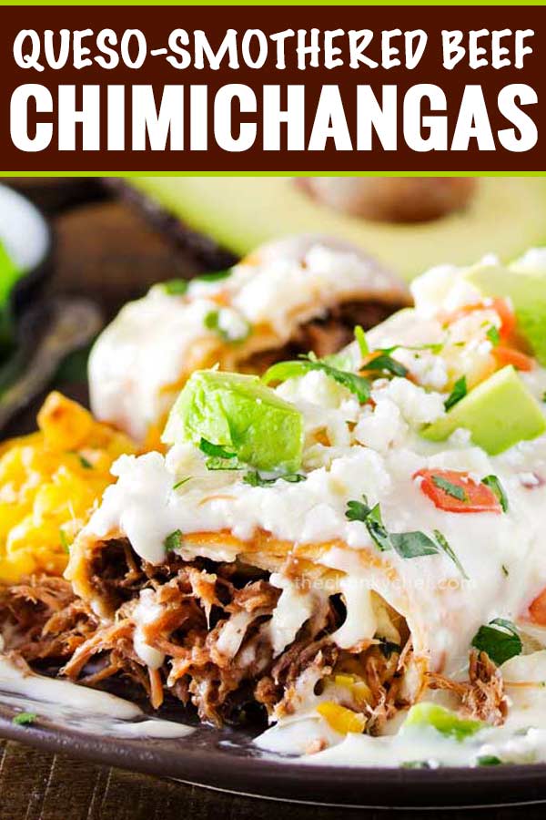 Easy Beef Chimichangas