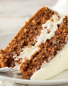 The Best Classic Carrot Cake | Rich, moist, and full of flavor, this carrot cake has been my Mom's signature dessert for years! Try this cake and you'll immediately know why! | http://thechunkychef.com