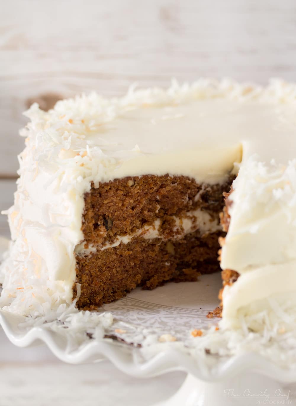 The Best Classic Carrot Cake | Rich, moist, and full of flavor, this carrot cake has been my Mom's signature dessert for years! Try this cake and you'll immediately know why! | http://thechunkychef.com