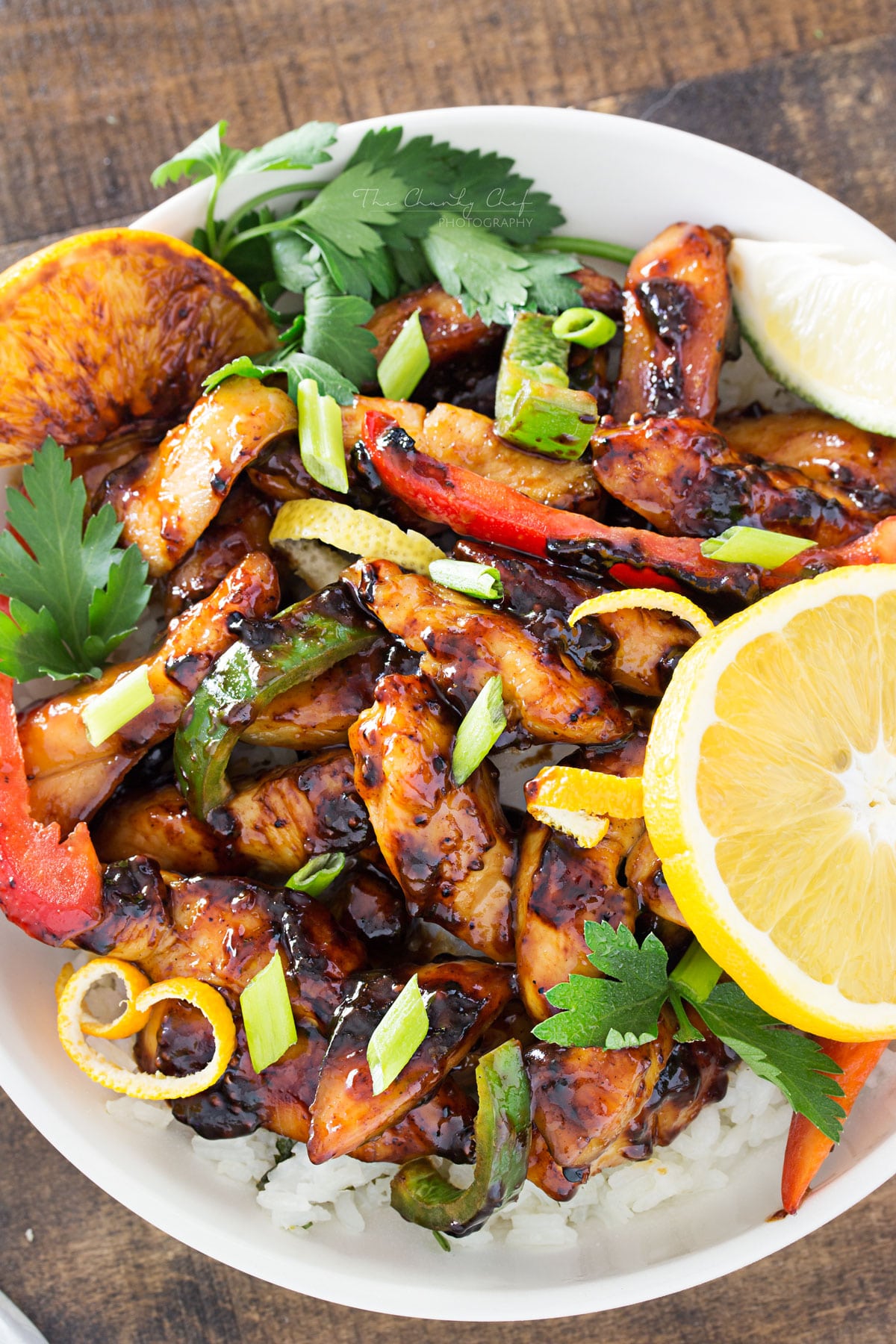 Cajun Honey Glazed Chicken Bowls | This Cajun honey glazed chicken bowl is packed with bright, fresh ingredients! The chicken is actually cooked IN the marinade, allowing for maximum flavor. | http://thechunkychef.com