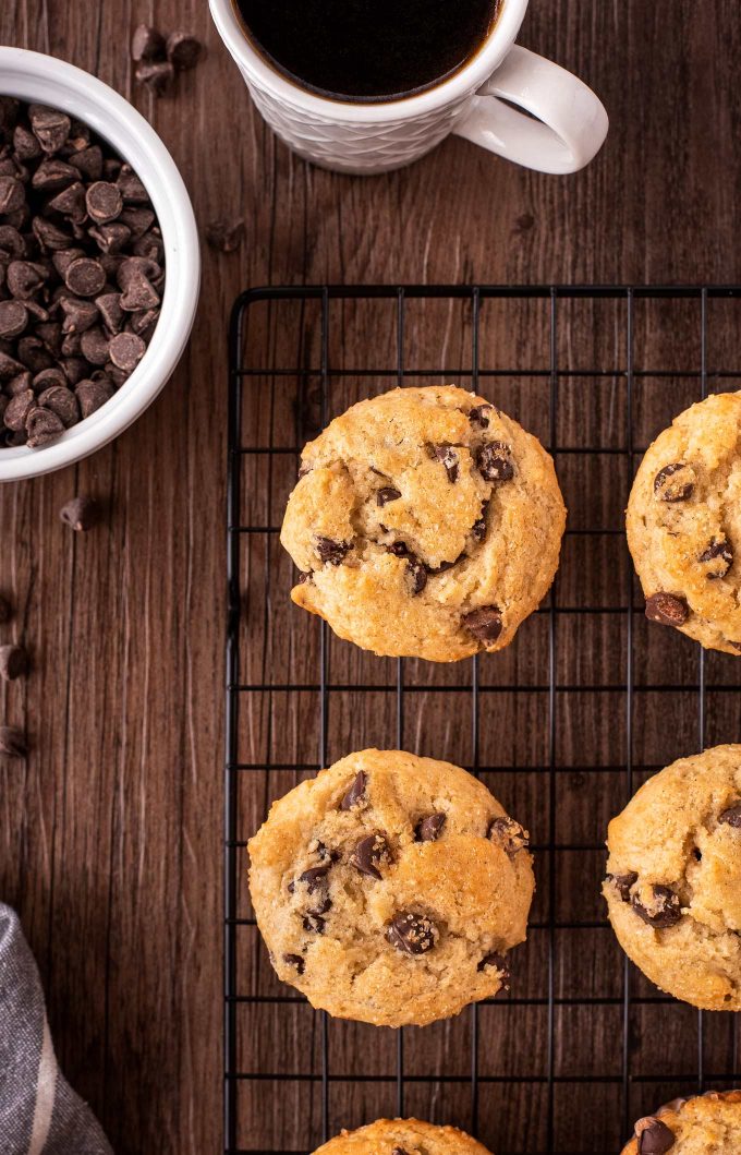 muffins on cooling rack