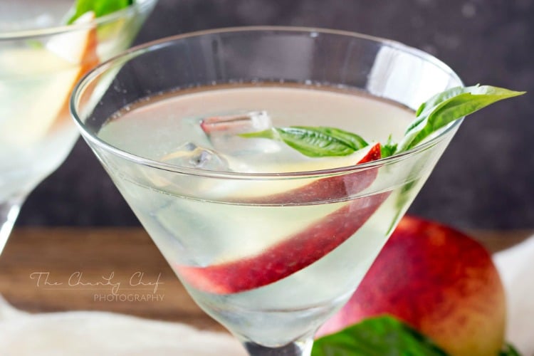 Peach-Basil Margaritas Recipe