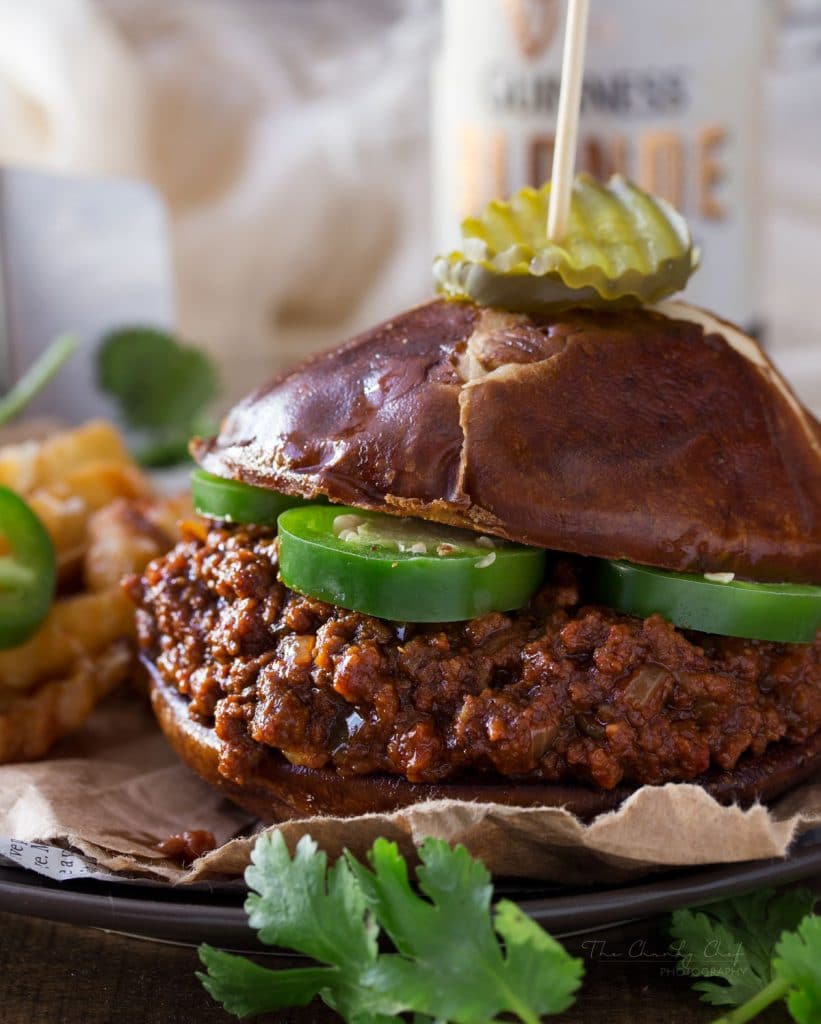 Beef Chorizo and Beer Sloppy Joes The Chunky Chef