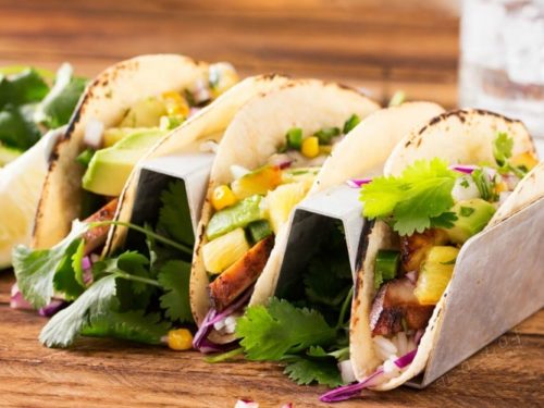 Tequila Lime Chicken Tacos With Grilled Pineapple Salsa The Chunky Chef