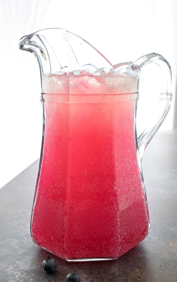 Sparkling Blueberry Lemonade The Chunky Chef