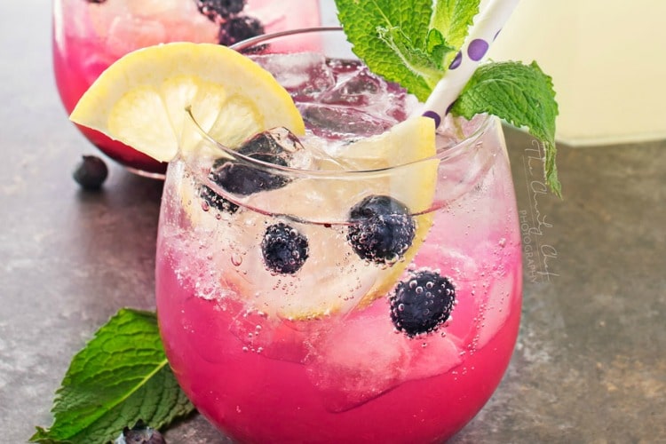 Sparkling Blueberry Lemonade The Chunky Chef Sparkling Blueberry Lemonade The Chunky Chef
