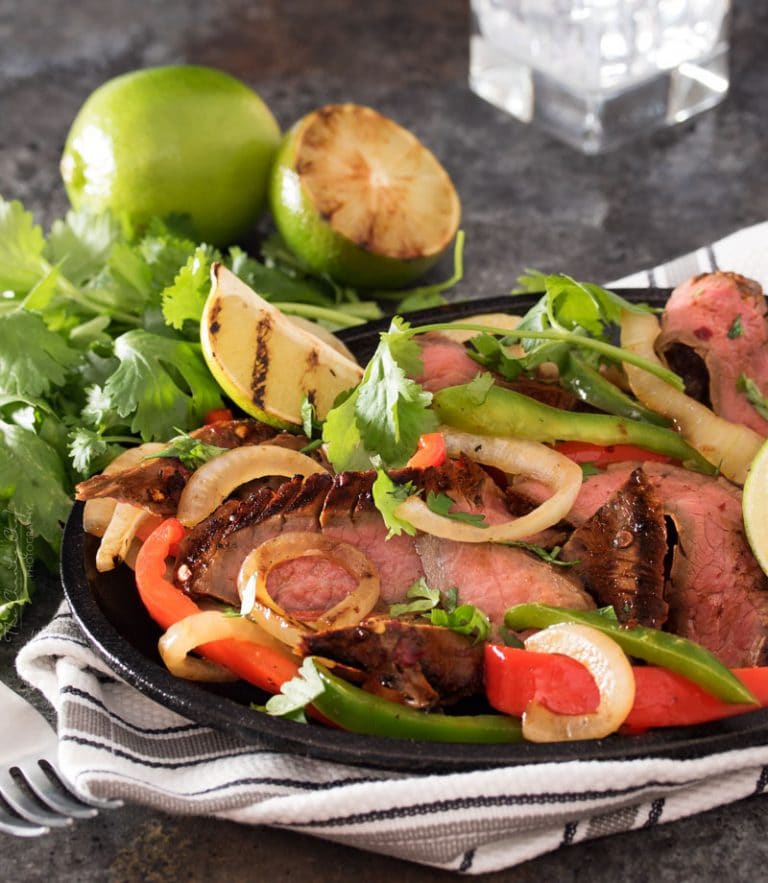 Mouthwatering Carne Asada Steak Fajitas The Chunky Chef