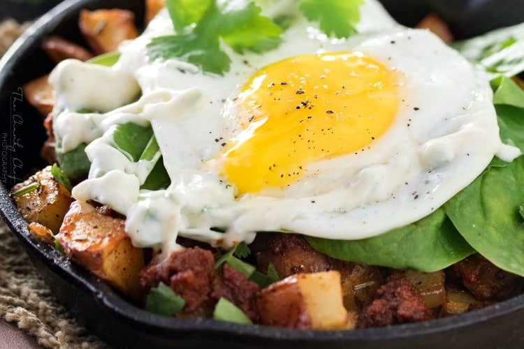 Chorizo Potato Hash with Jalapeno Aioli The Chunky Chef