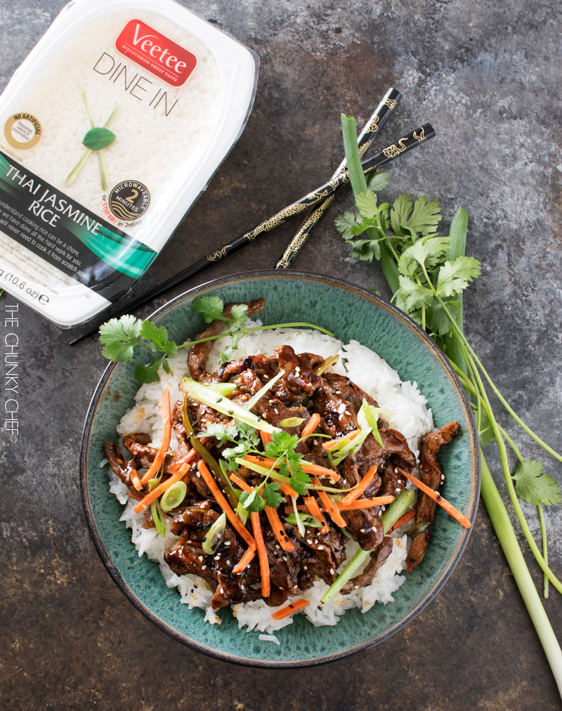 30 Minute Spicy Ginger Szechuan Beef - The Chunky Chef