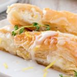 Lemon Almond Cheese Danish | Breakfast pastries don't have to be complicated... this delicate and delicious lemon almond cheese danish is made easy with puff pastry! | http://thechunkychef.com