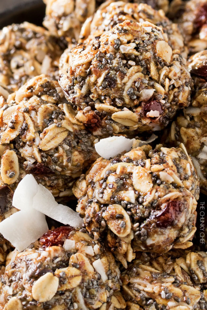 Cherry Chocolate Almond Energy Balls The Chunky Chef