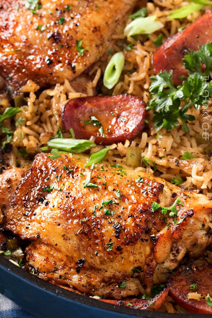 One Pot Chicken and Dirty Rice The Chunky Chef