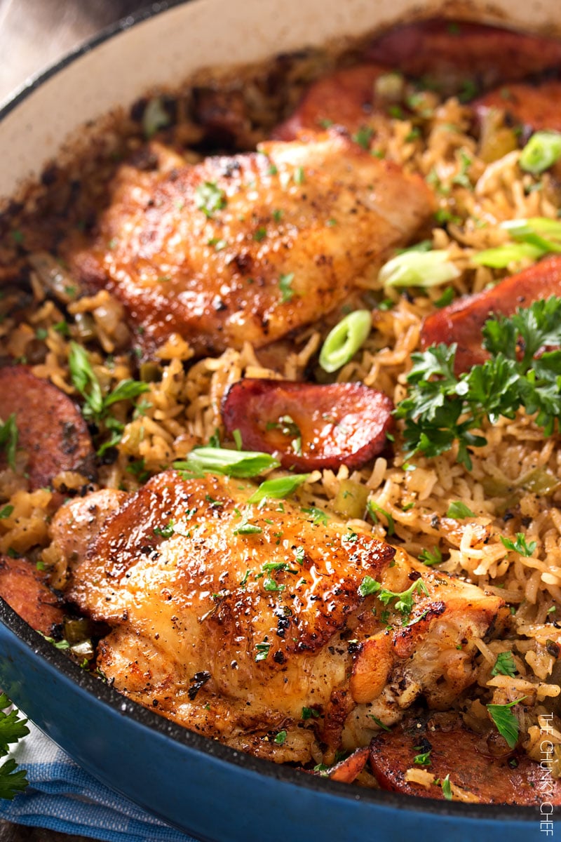 onepotchickenanddirtyrice5 The Chunky Chef