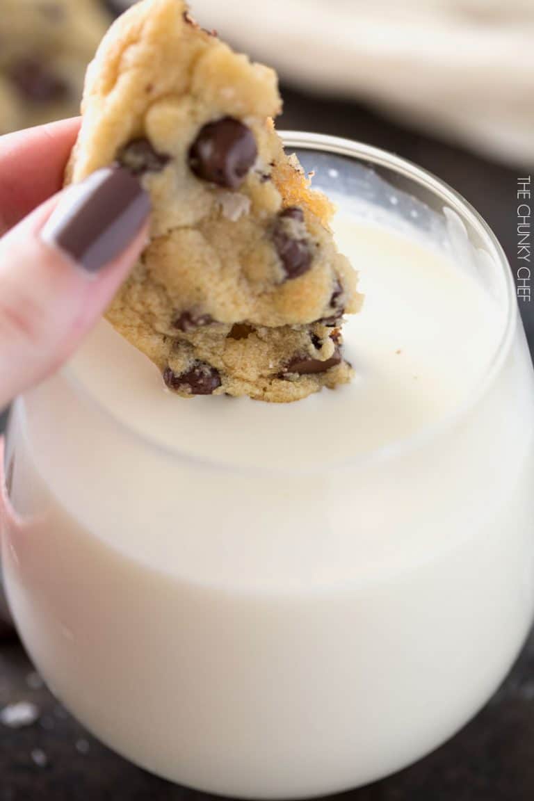 Salted Chocolate Chip Cookies The Chunky Chef