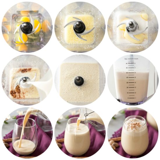 5 Minute Homemade Blender Eggnog The Chunky Chef