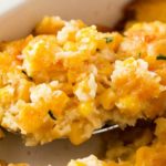 Mom's Famous Corn Pudding | Family favorite corn pudding that uses everyday staple ingredients and doesn't require a mixer! | http://thechunkychef.com