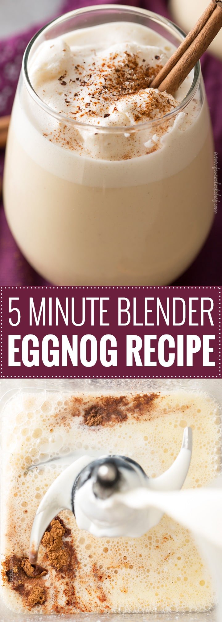 Easy Blender Homemade Eggnog Recipe