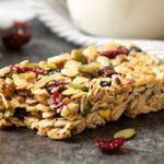 No Bake Chewy Trail Mix Granola Bars | These chewy trail mix granola bars are incredibly easy, no bake, and are naturally sweetened. Make yourself a snack you can feel great about! | http://thechunkychef.com