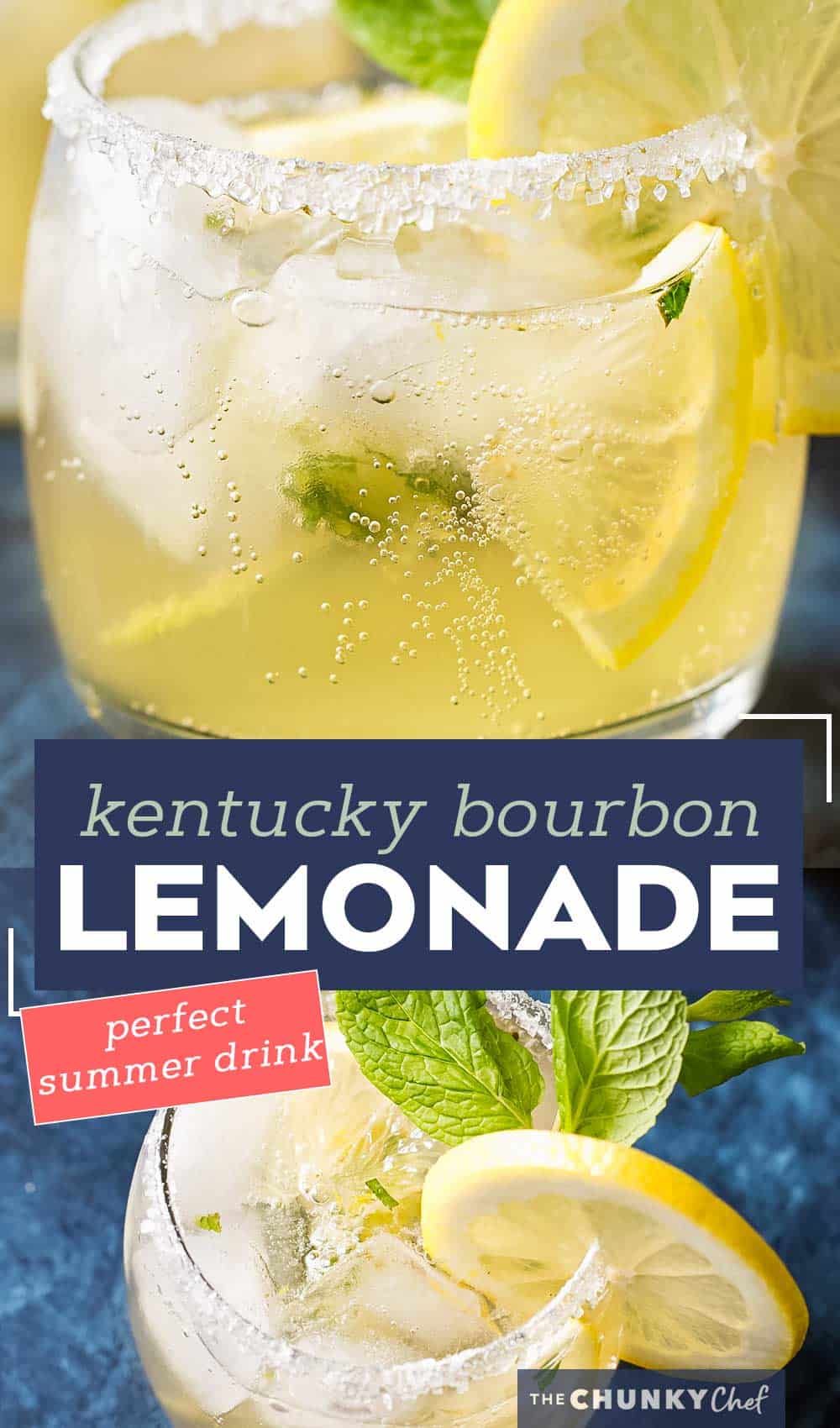 Kentucky Lemonade Recipe (bourbon cocktail) The Chunky Chef