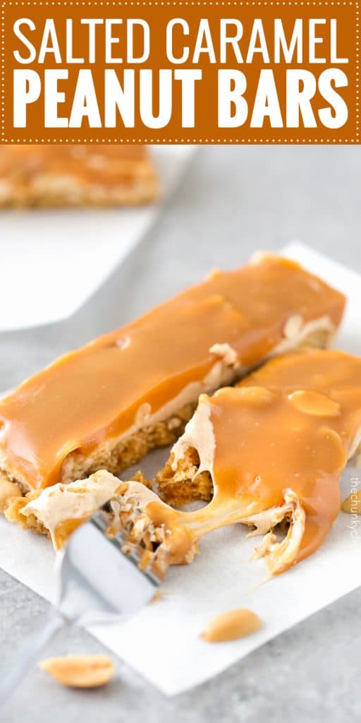 Salted Caramel Peanut Bars The Chunky Chef