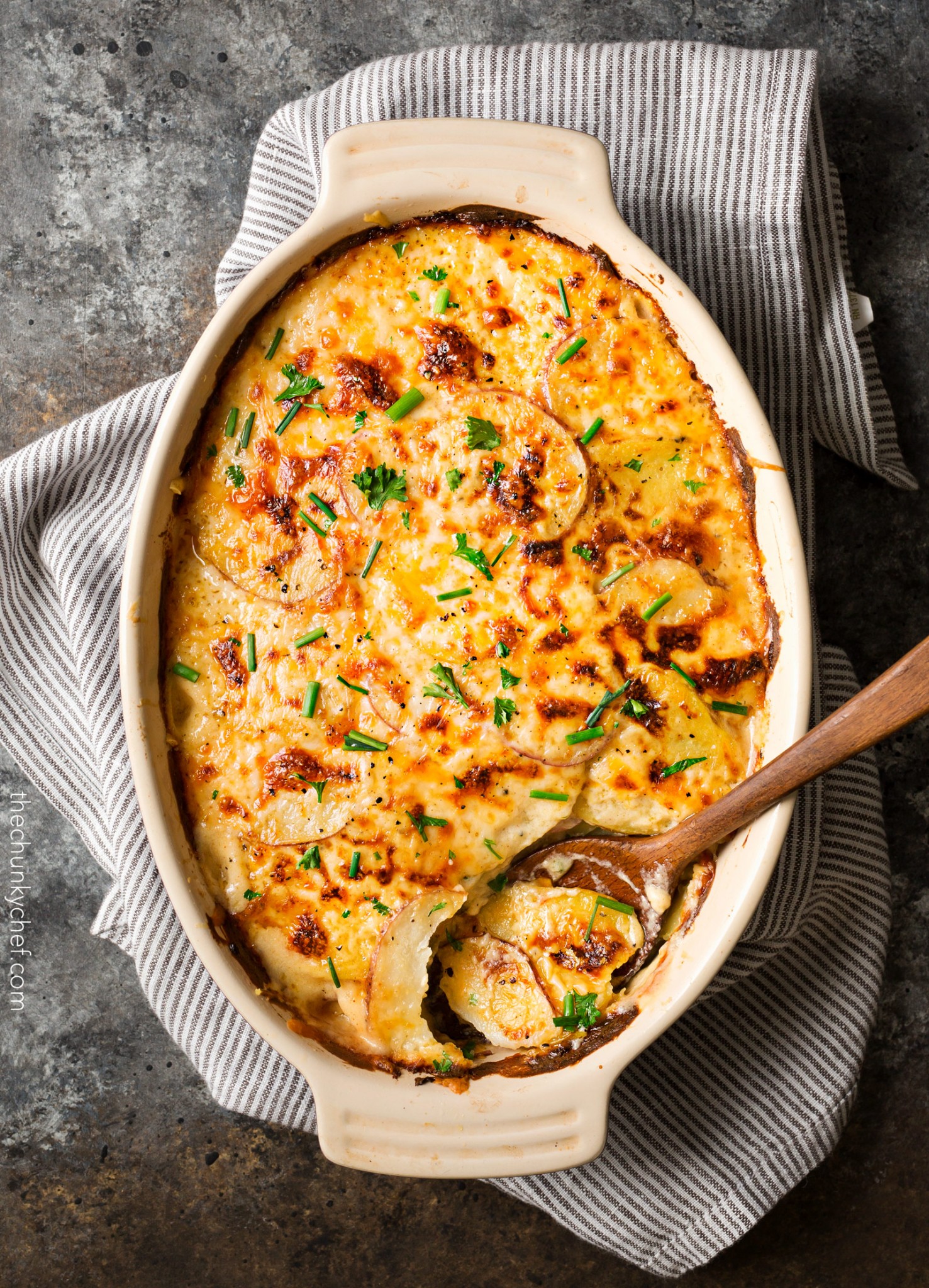Cheesy Scalloped Potatoes (No Fail Recipe!) The Chunky Chef