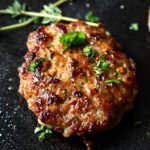 Homemade Maple Breakfast Sausage | These breakfast sausage patties are made with a combo of ground turkey and pork, savory herbs, and sweet maple syrup. The mouthwatering combo gives way to a low calorie homemade version of your favorite breakfast food! | http://thechunkychef.com