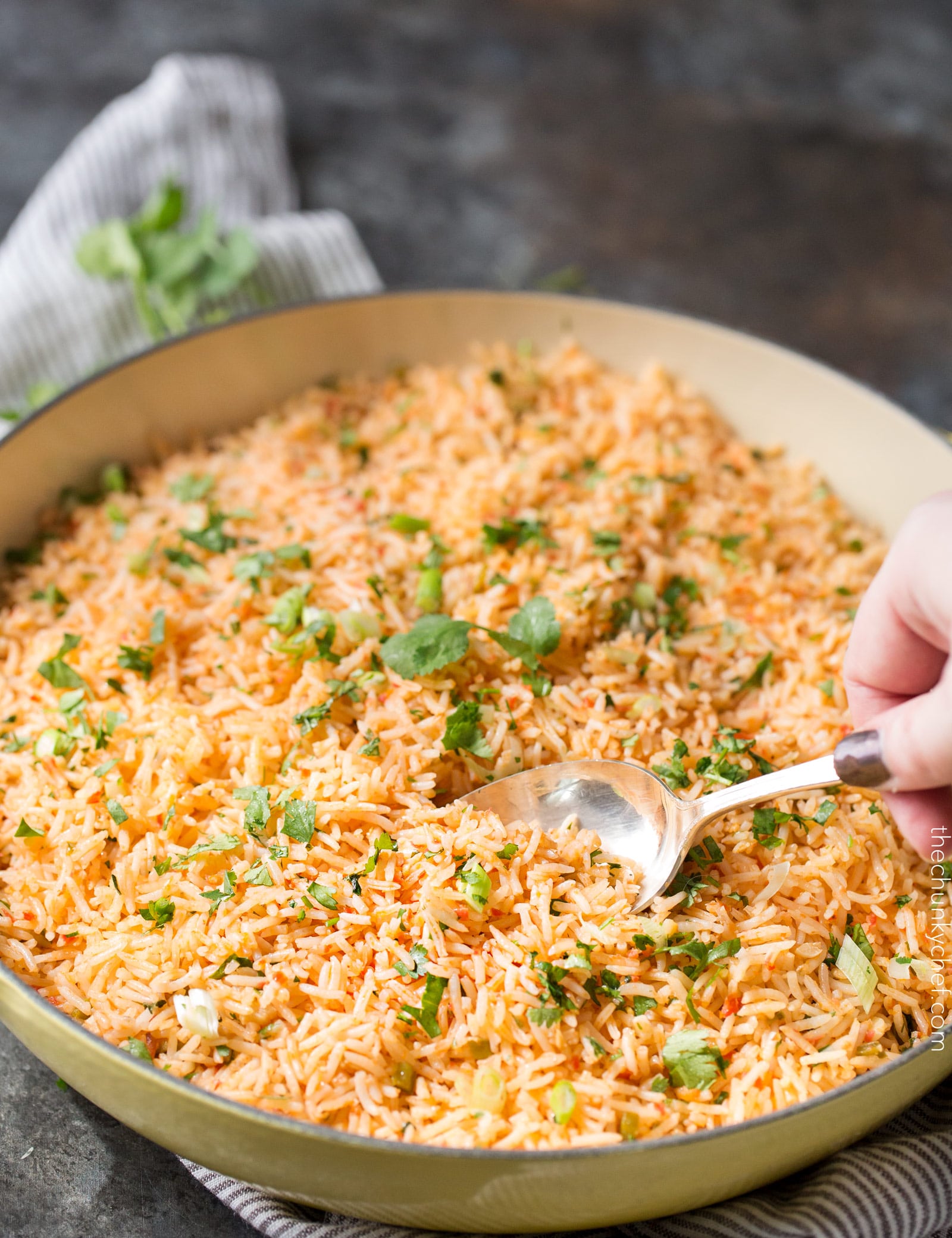 EasyBakedMexicanRice5 The Chunky Chef