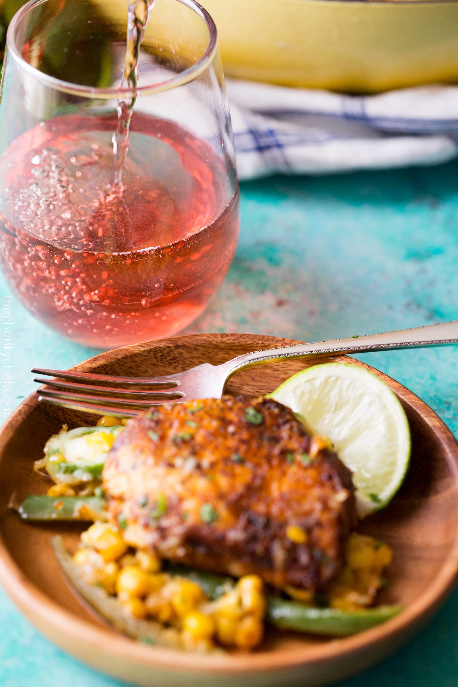 One Pan Cheesy Jalapeño Chicken The Chunky Chef