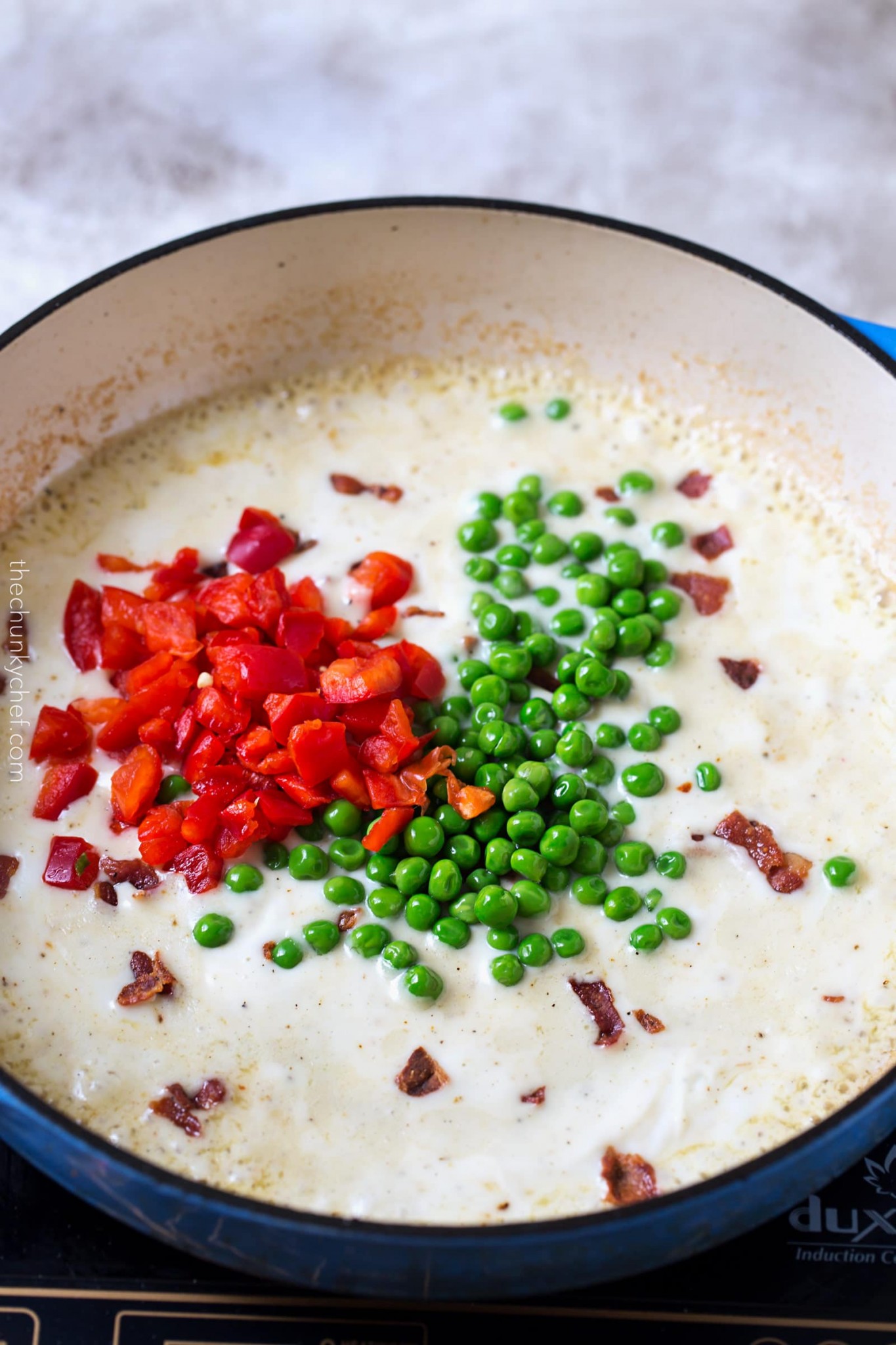 Chicken and Bacon Alfredo with Kroger's Prep + Pared The Chunky Chef