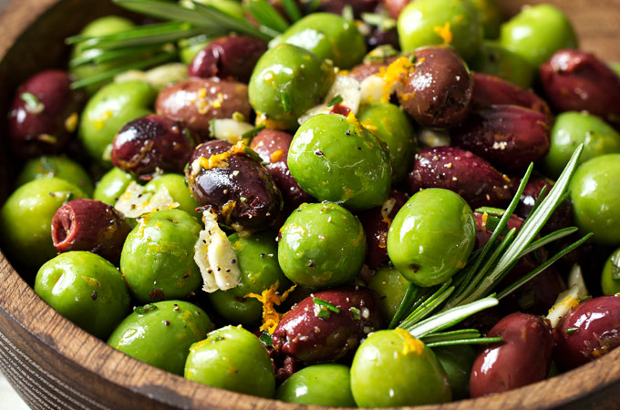 The Most DELICIOUS Marinated Olives