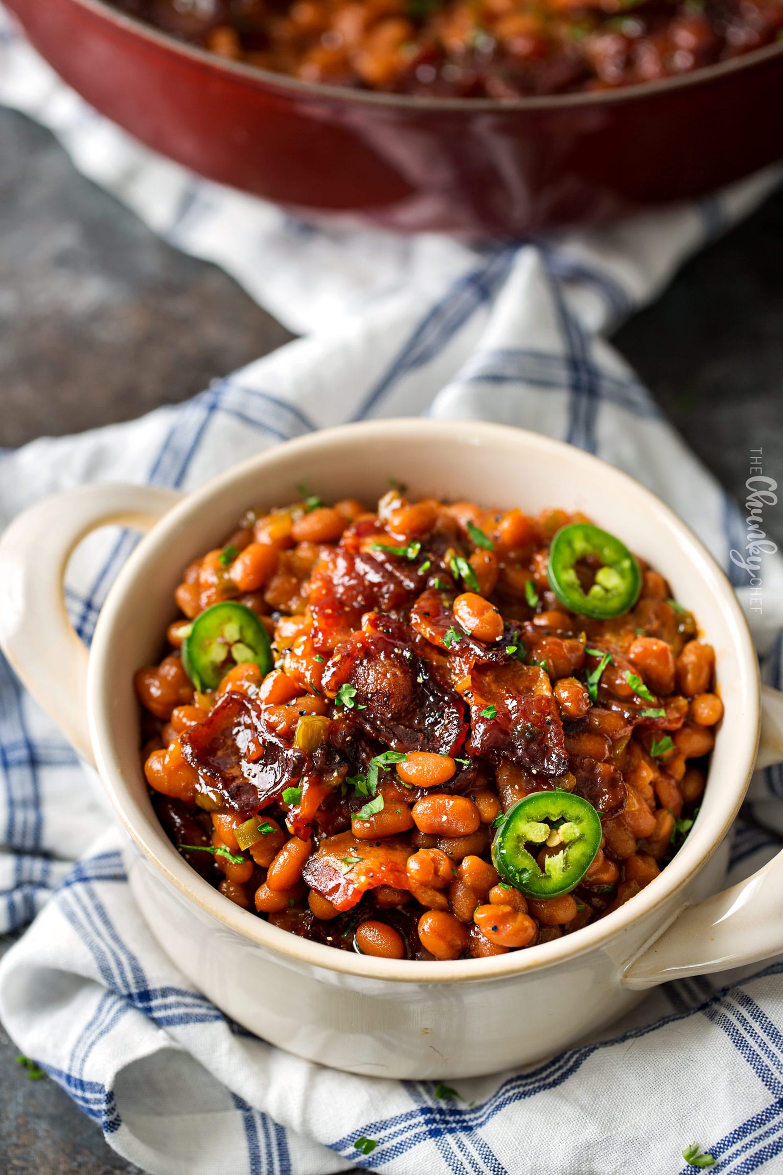 Spicy-Baked-Beans-with-Bacon-4 - The Chunky Chef
