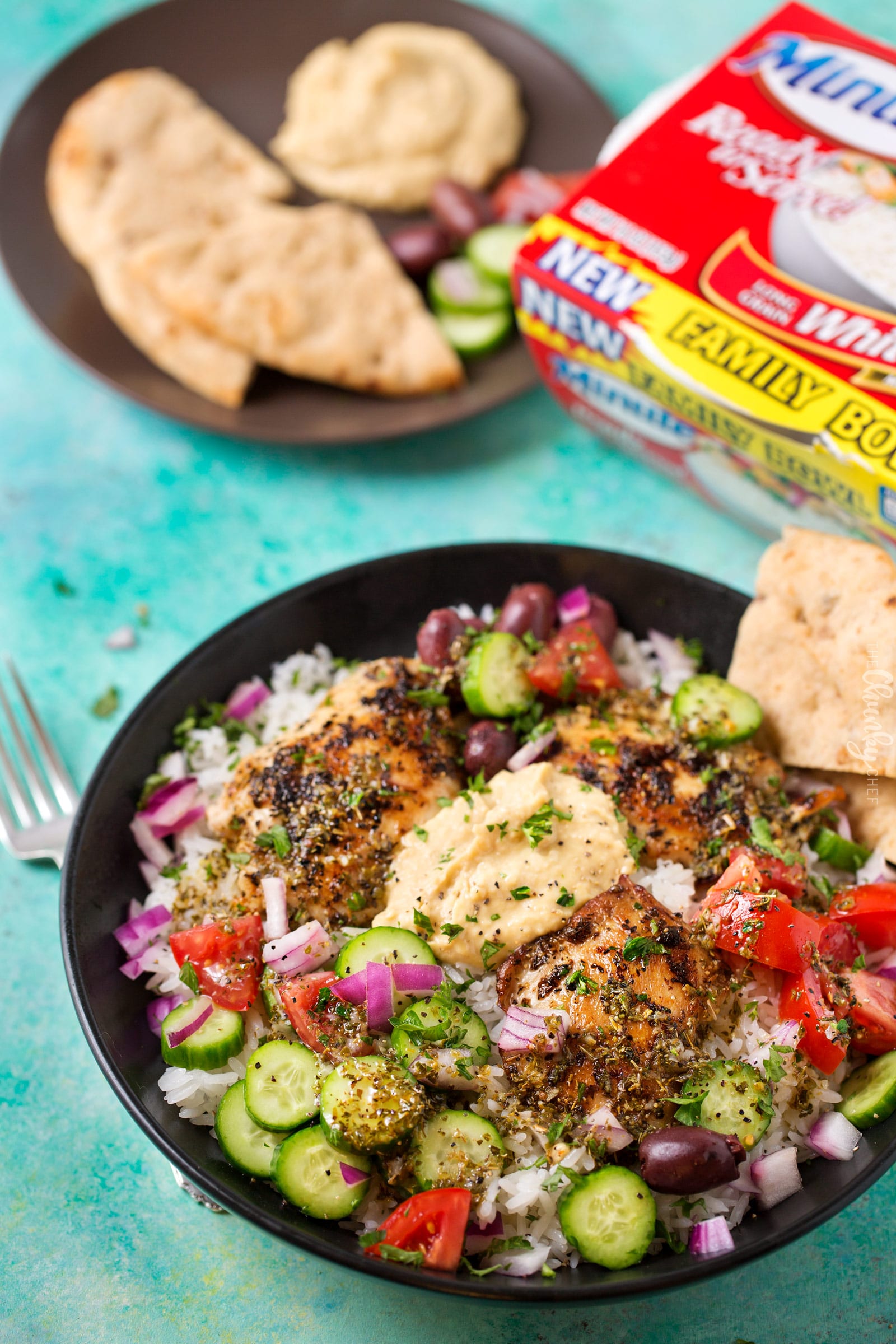 Greek-Chicken-Rice-Bowl-4 - The Chunky Chef
