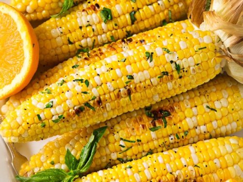 oven roasted corn on