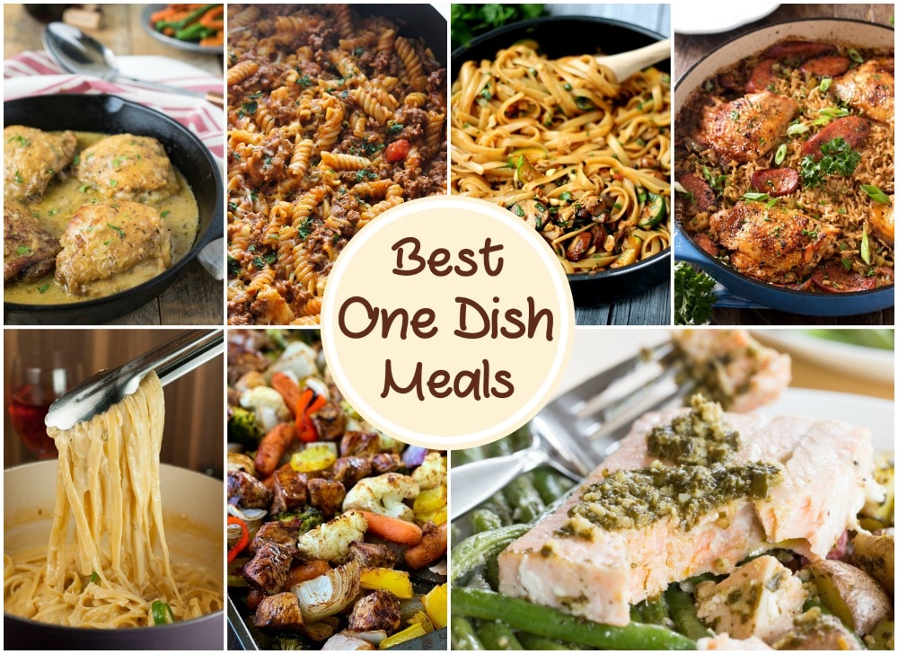 Best One Dish Meals - The Chunky Chef