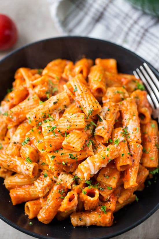 One-Pot-Chicken-Parmesan-Pasta-6 - The Chunky Chef