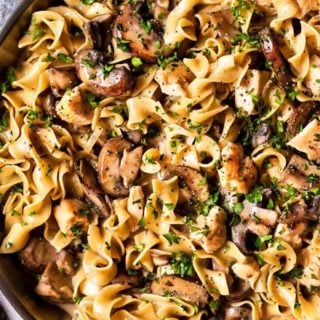 Chicken Stroganoff - 30 Minute, One Pot Meal - The Chunky Chef