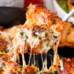 Meatball Sub Bubble Up Bake | This bubble up bake tastes just like a great meatball sub and a casserole, made in one pan! Sure to be a weeknight favorite with both kids and adults! | https://www.thechunkychef.com | #ad #bubbleup #bake #meatball #sub #onepan #comfortfood