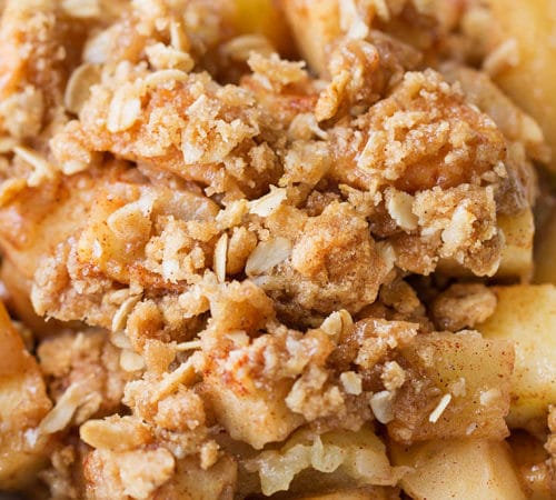 Old Fashioned Easy Apple Crisp - The Chunky Chef