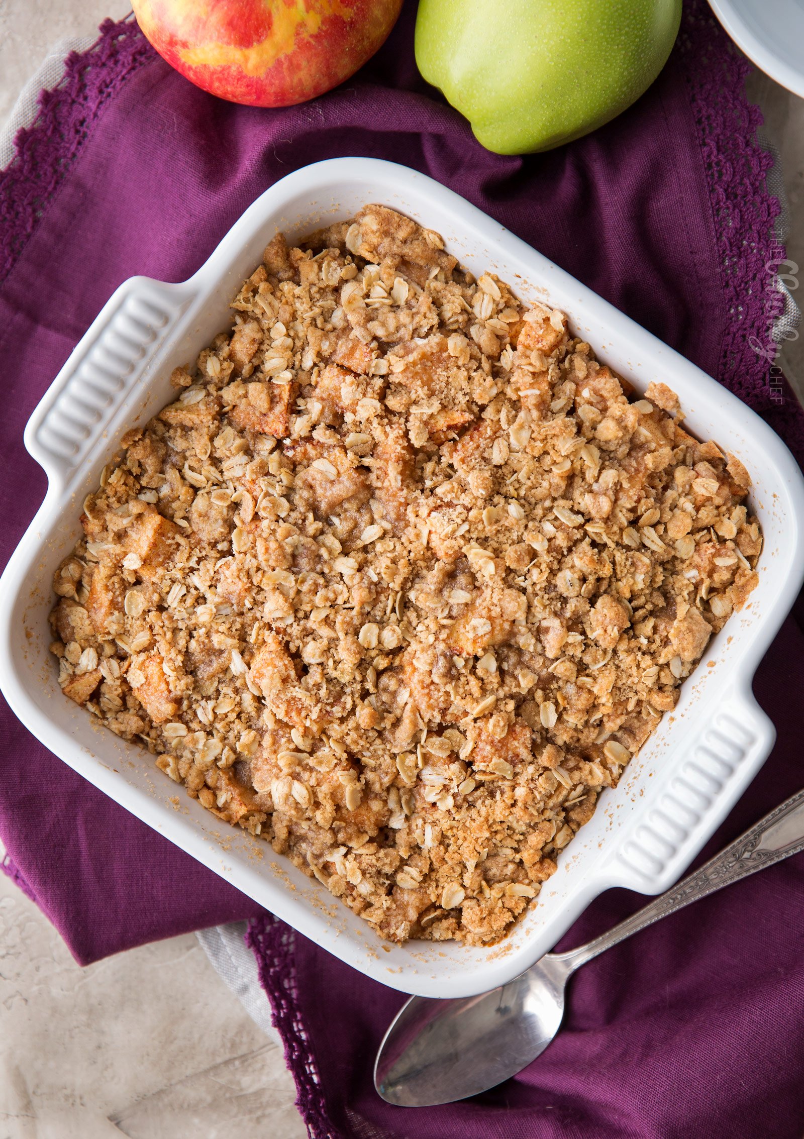 Easy Apple Crisp - Tornadough Alli