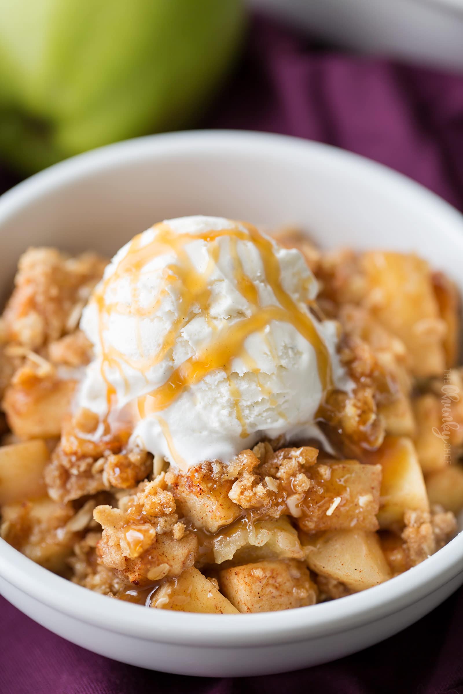 Apple Crisp With Canned Apple Pie Filling And Oatmeal Apple Poster