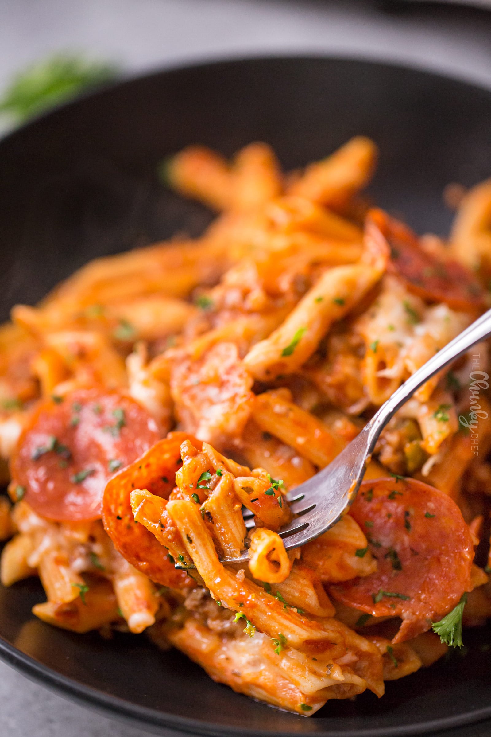 One-Pot-Pepperoni-Pizza-Pasta-7 - The Chunky Chef